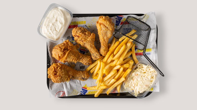 Hangry Joe's Classic Hot Chicken piece with crispy coating